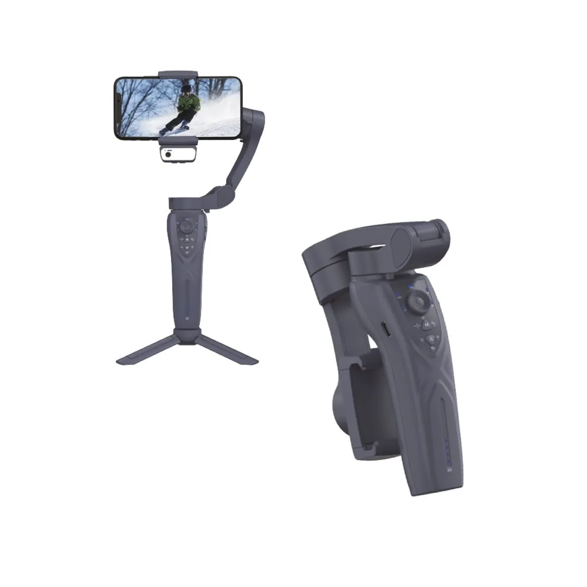 GENERICO - ESTABILIZADOR GIMBAL F12 CARDAN PARA CELULAR BLUETH INALAMBRICO 3 EJES