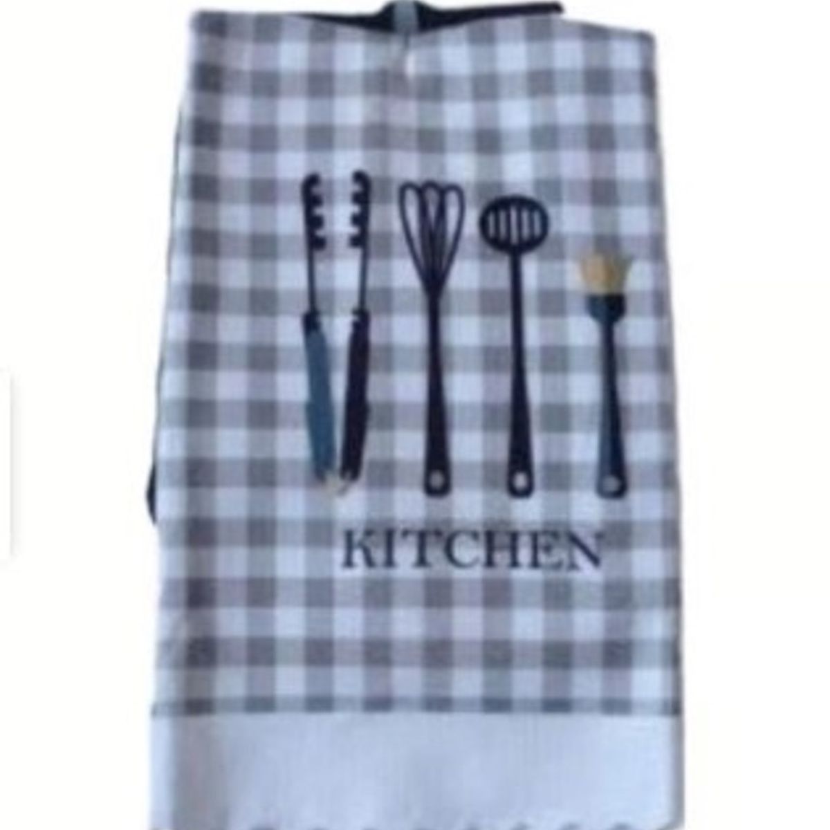 GENERICO - Set de 3 piezas de cocina diseño cuadrados gris