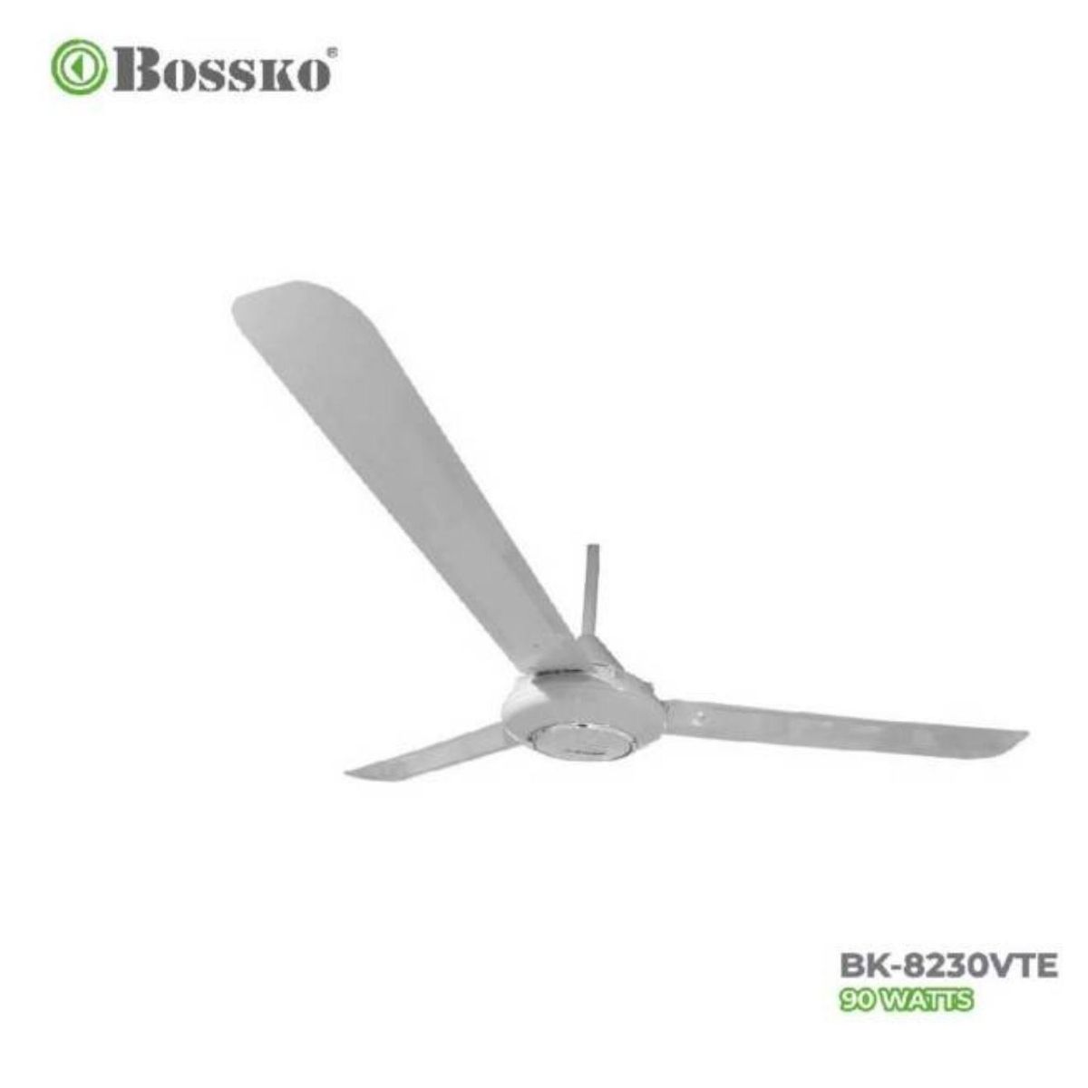BOSSKO - Ventilador de techo 56" Bossko BK-8230VTE 90 Watts Blanco
