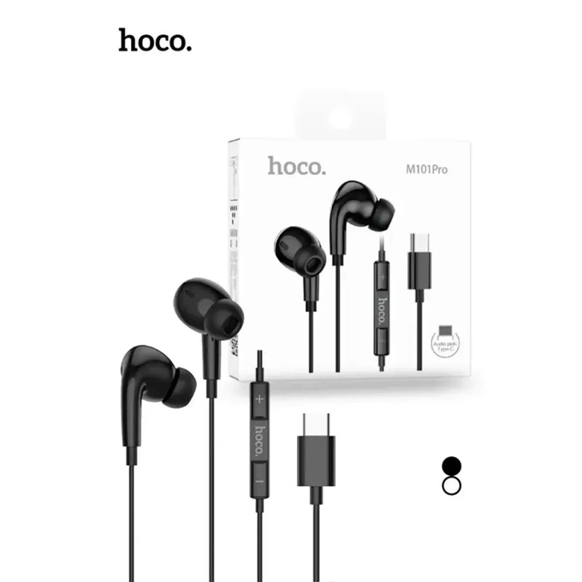 HOCO - Audifonos Hoco M101 Pro Tipo Usb C - Negro