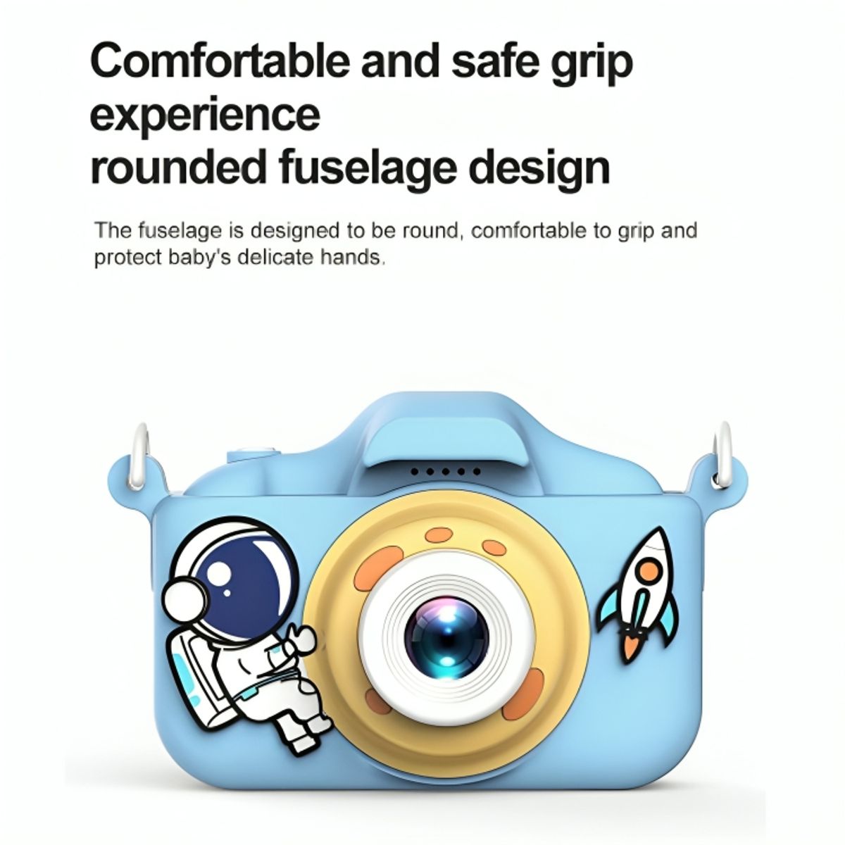 IMPORTADO MC - Mini Cámara Digital Kawaii para Niños Recargable con Protector