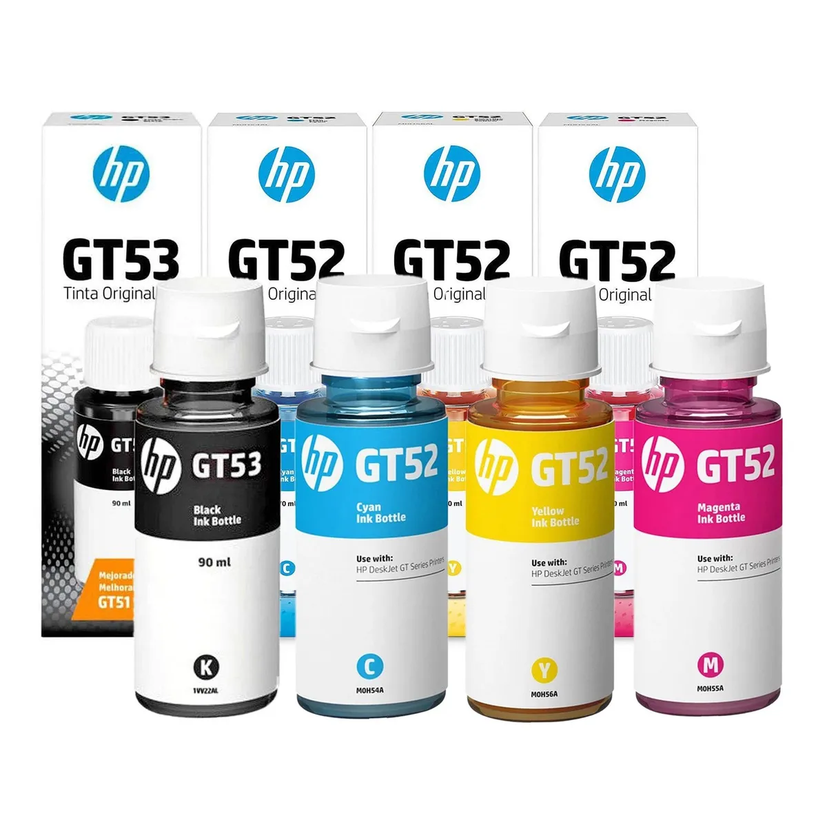 HP - KIT DE 4 TINTAS HP GT53 (GT51) / GT52