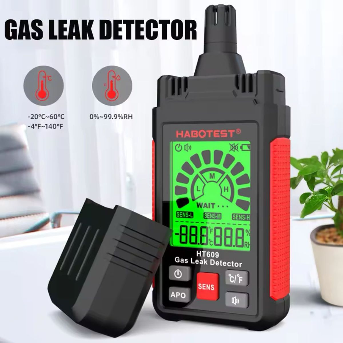 GENERICO - DETECTOR DE FUGAS DE GAS 3 EN 1