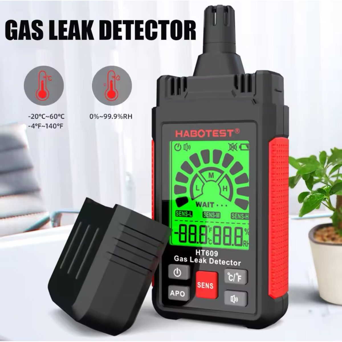 GENERICO - DETECTOR DE FUGAS DE GAS 3 EN 1