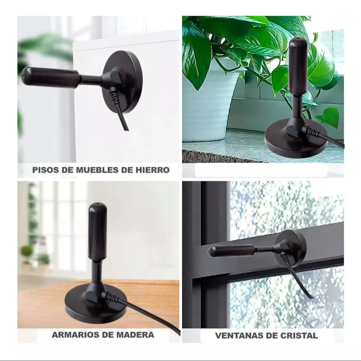 GENERICO - ANTENA TV DIGITAL 4K FHD SEÑAL AMPLIFICADA 4.3 mts