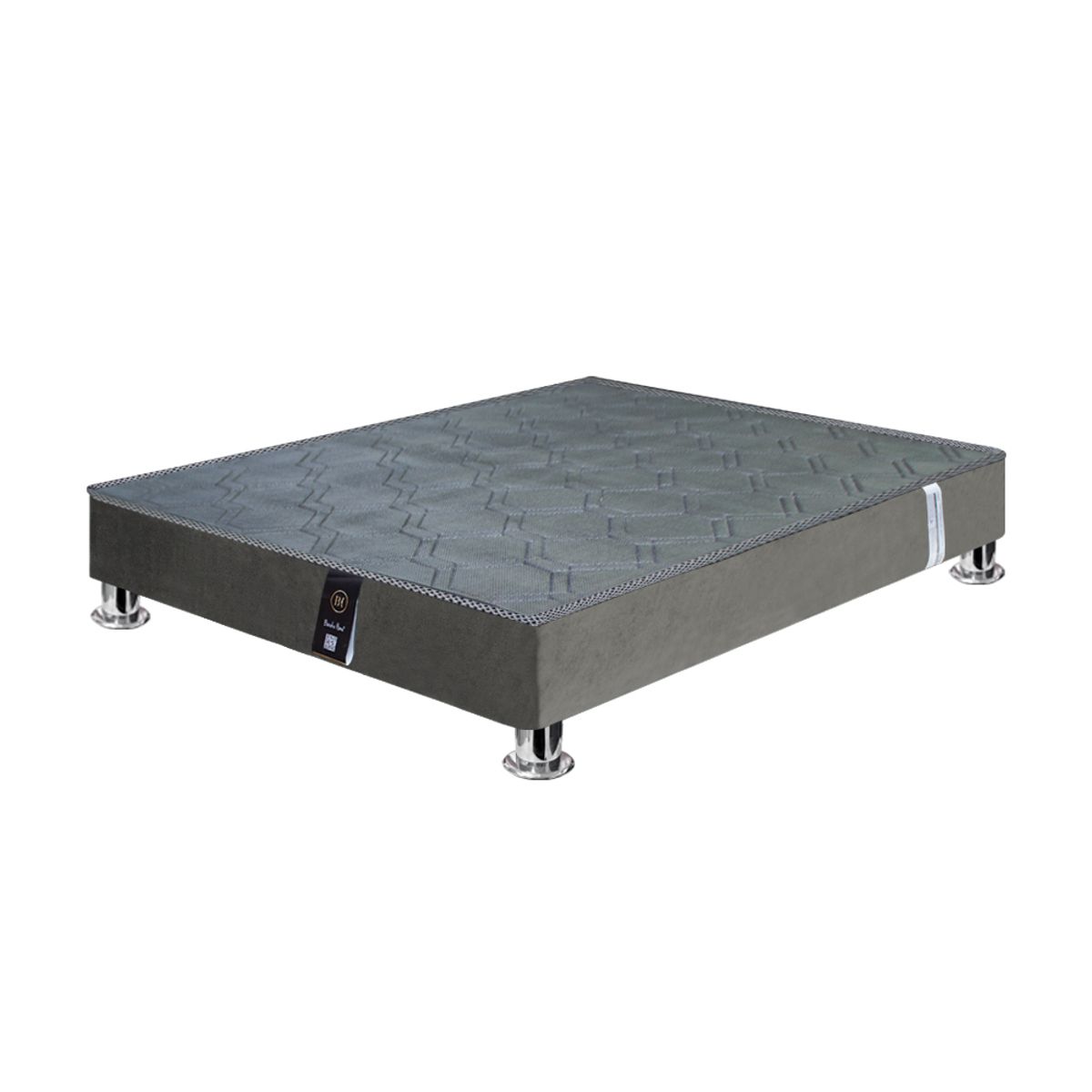 BARAKA HOME - Base de Cama Kolpa 2 Plz - Gris oscuro