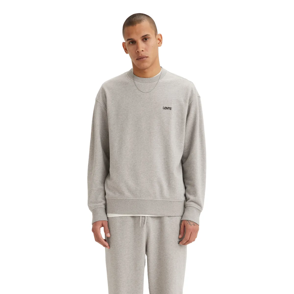 LEVIS - Polerón Hombre Cuello Redondo Gris Levis