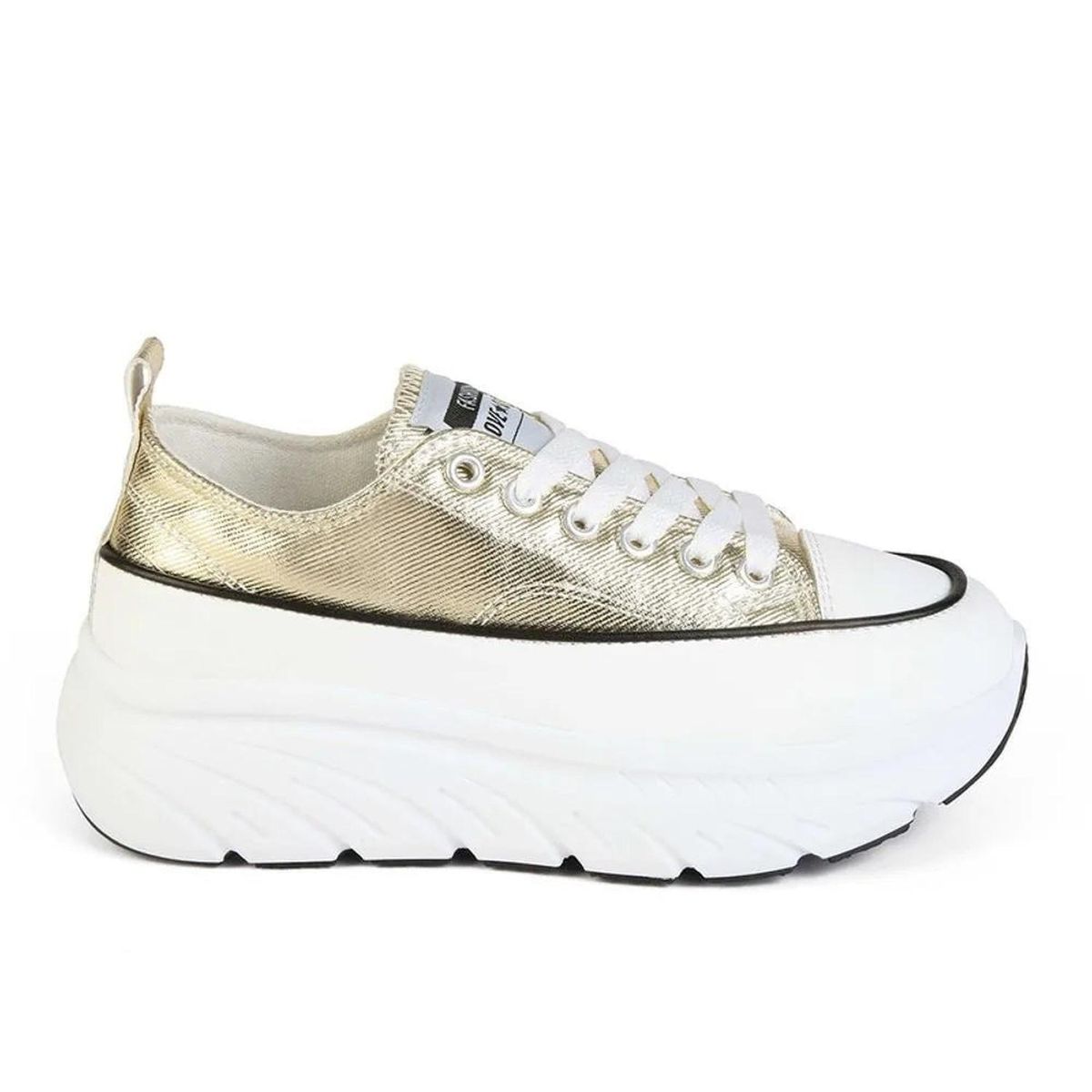 STHEF - ZAPATILLA MUJER STHEF CASUAL DORADO 8033