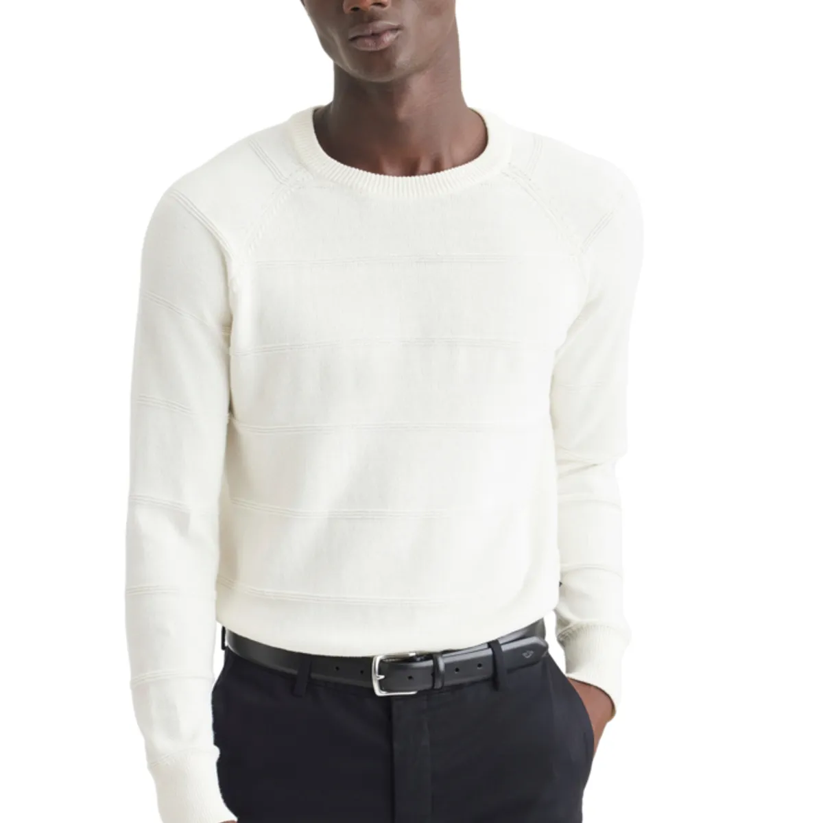 DOCKERS - Chompa Hombre Crewneck Regular Fit Crema Dockers