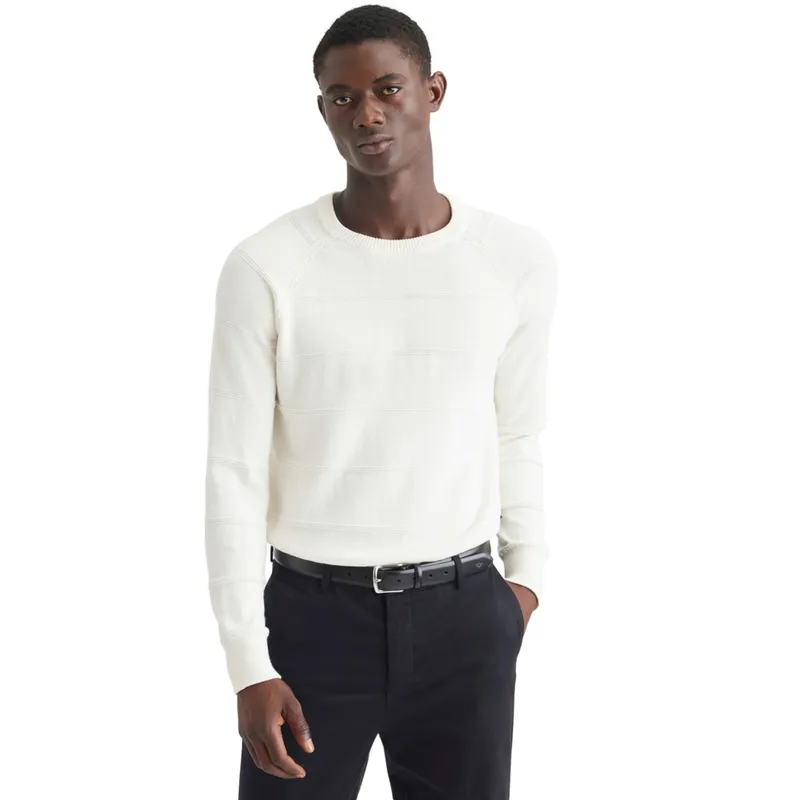 DOCKERS - Chompa Hombre Crewneck Regular Fit Crema Dockers