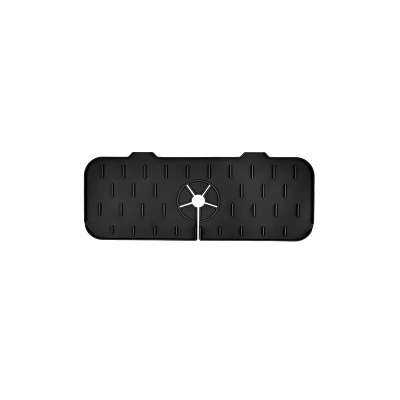 GENERICO - Tapete absorbente para grifo de cocina o baño negro