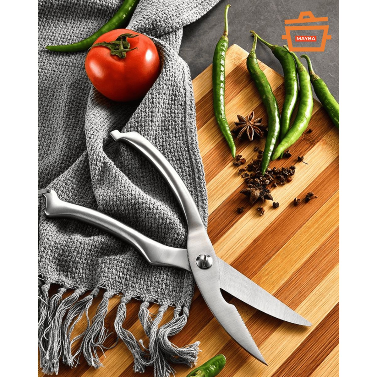 FACUSA - Tijera para pollo profesional de acero