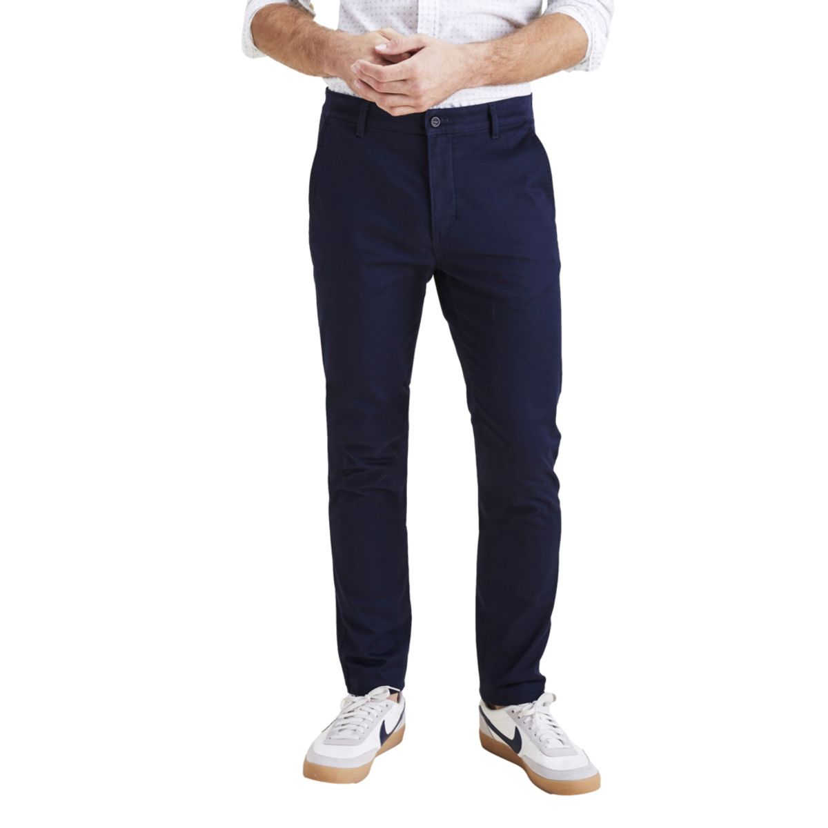 DOCKERS - Pantalón Hombre Original Chino Skinny Fit Azul Dockers