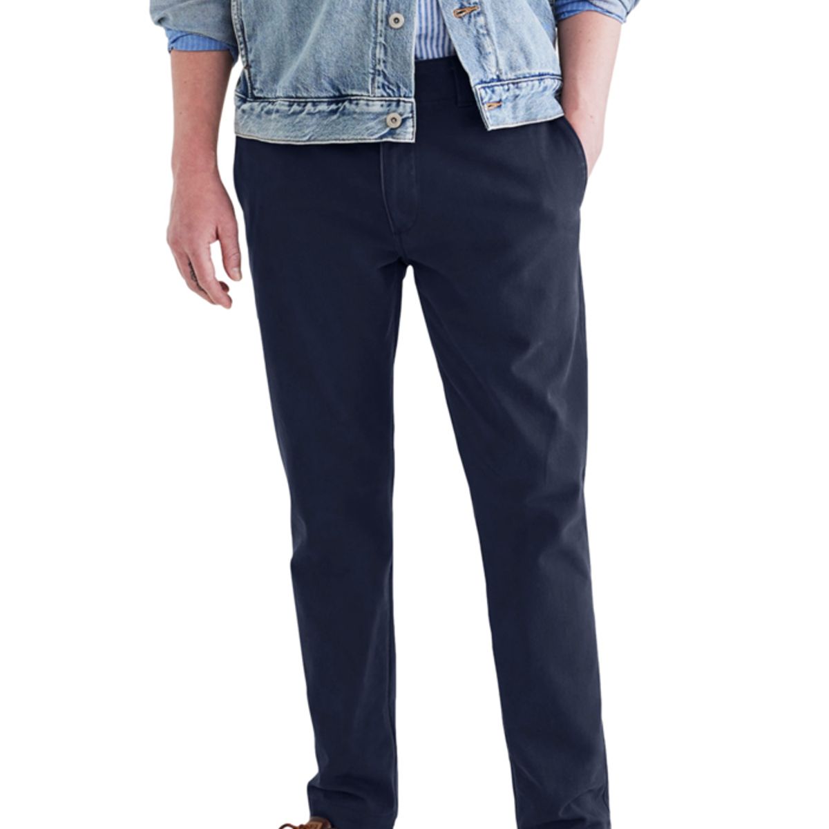 DOCKERS - Pantalón Hombre California Khaki Slim Fit Azul Dockers