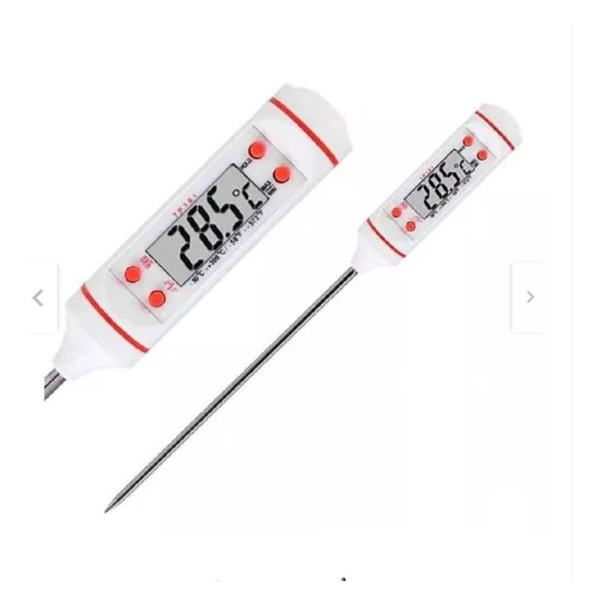 GENERICO - Termometro Digital Cocina Pinchacarne Liquido Acero Inox