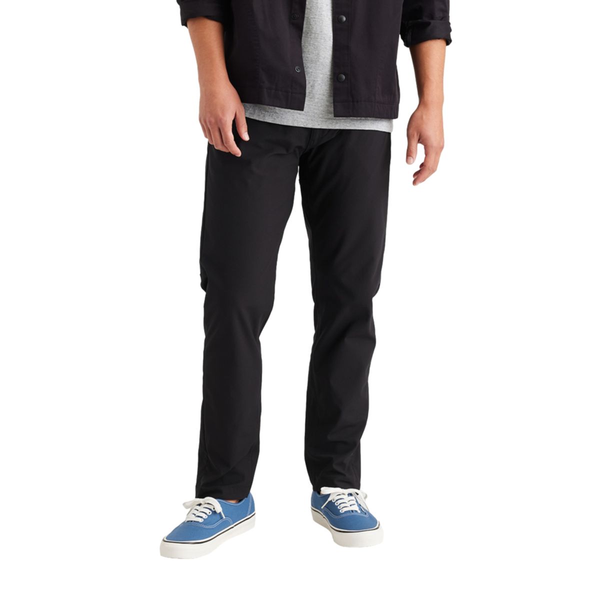 DOCKERS - Pantalón Hombre Go Slim Tapered Fit Negro Dockers
