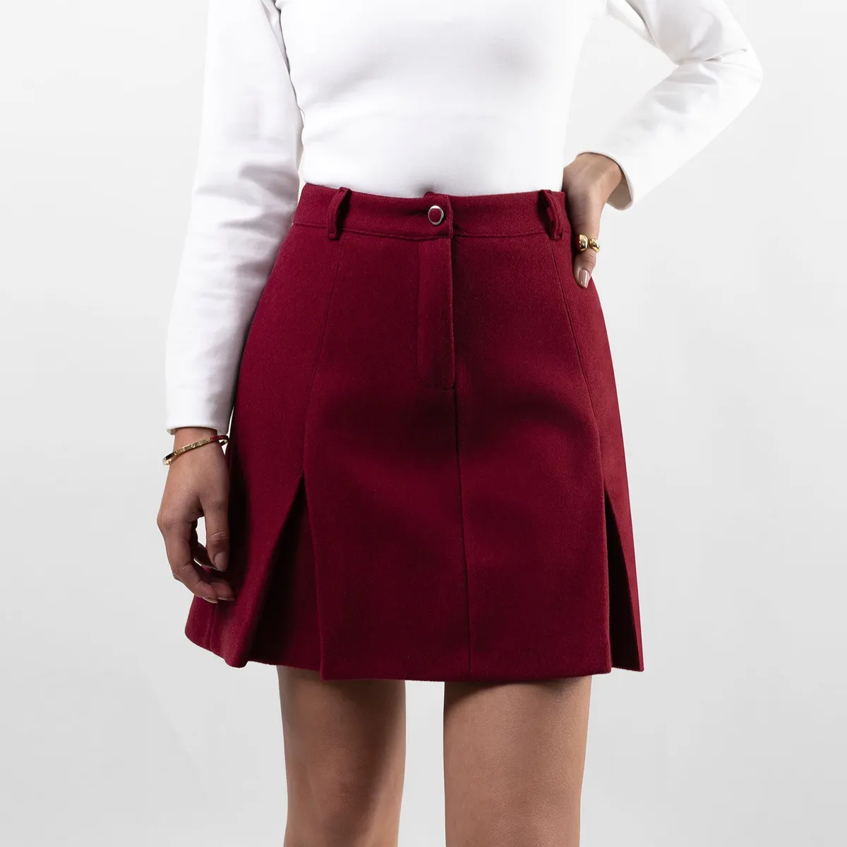 TEILOR - Falda de Paño Para Mujer