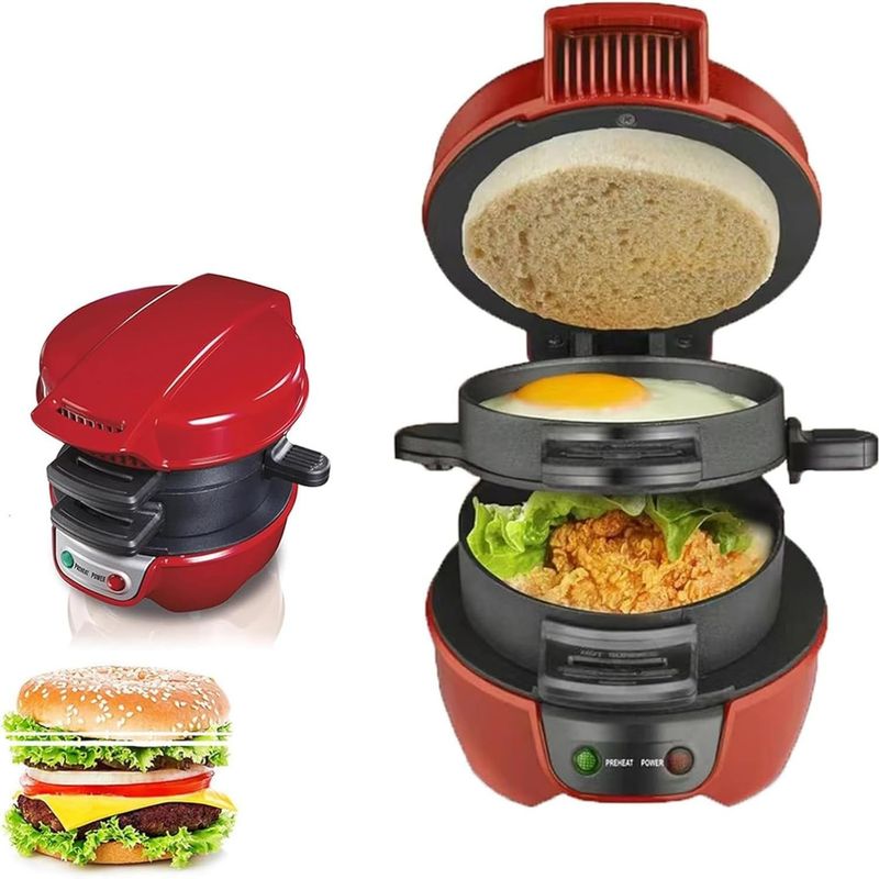RAFF - Maquina de Hamburguesas Electrica Multifuncional
