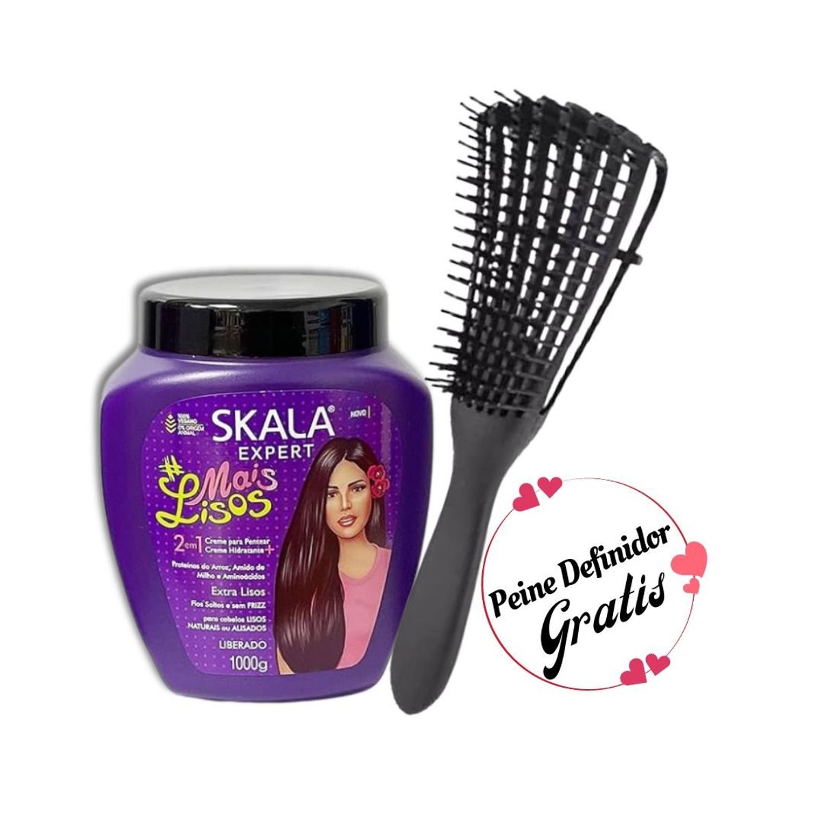 SKALA - Mascarilla Cap 2En1 Mais Liso Skala Expert Efecto Liso Brillante 1Kg