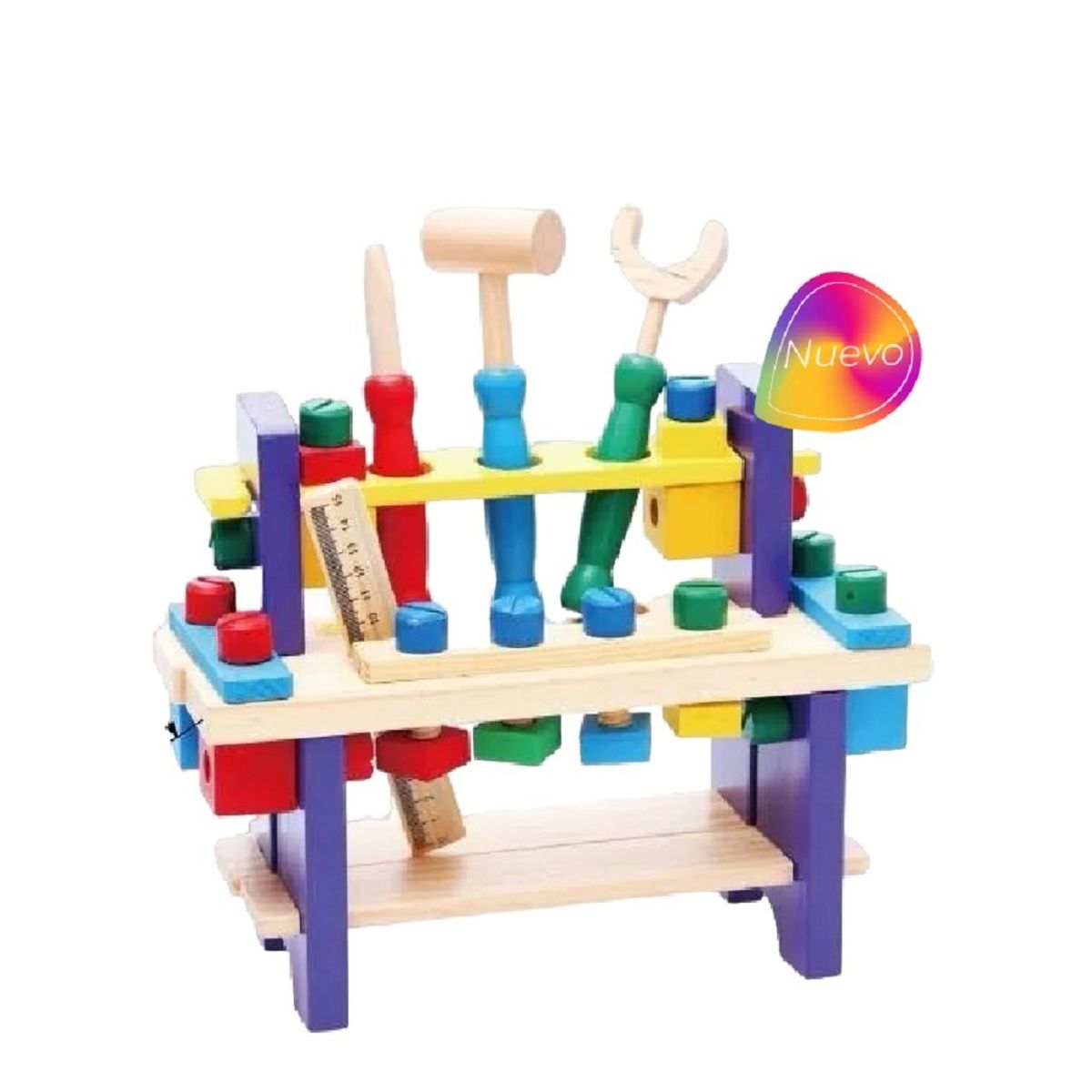 GENERICO - Juguete Didáctico Set Herramientas De Madera