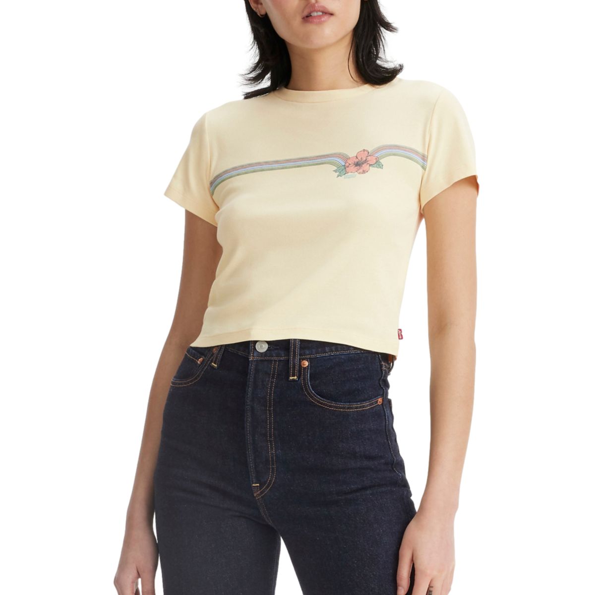 LEVIS - Polo Mujer Sporty Tee Amarillo Levis