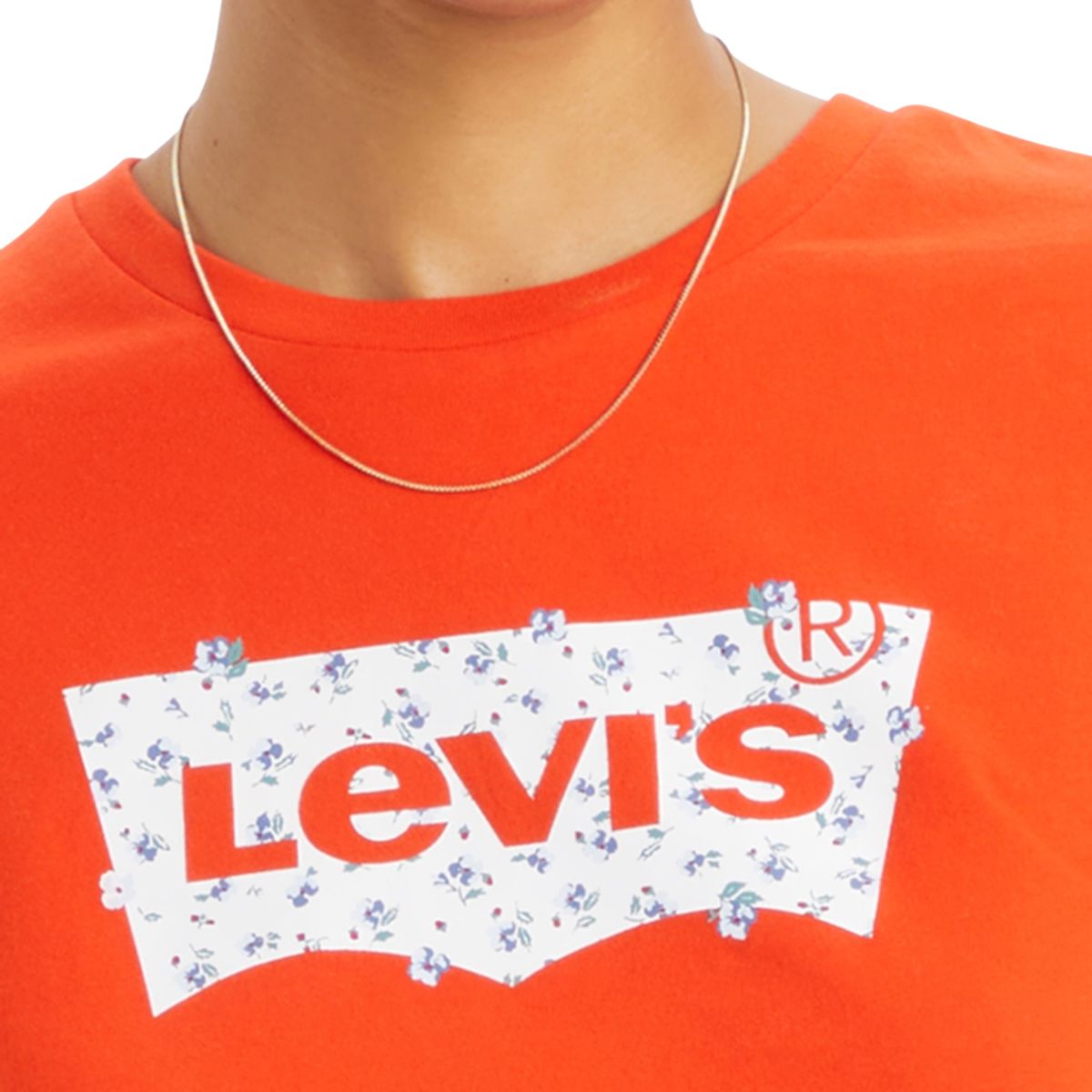 LEVIS - Polo Mujer Regular Fit Naranjo Levis