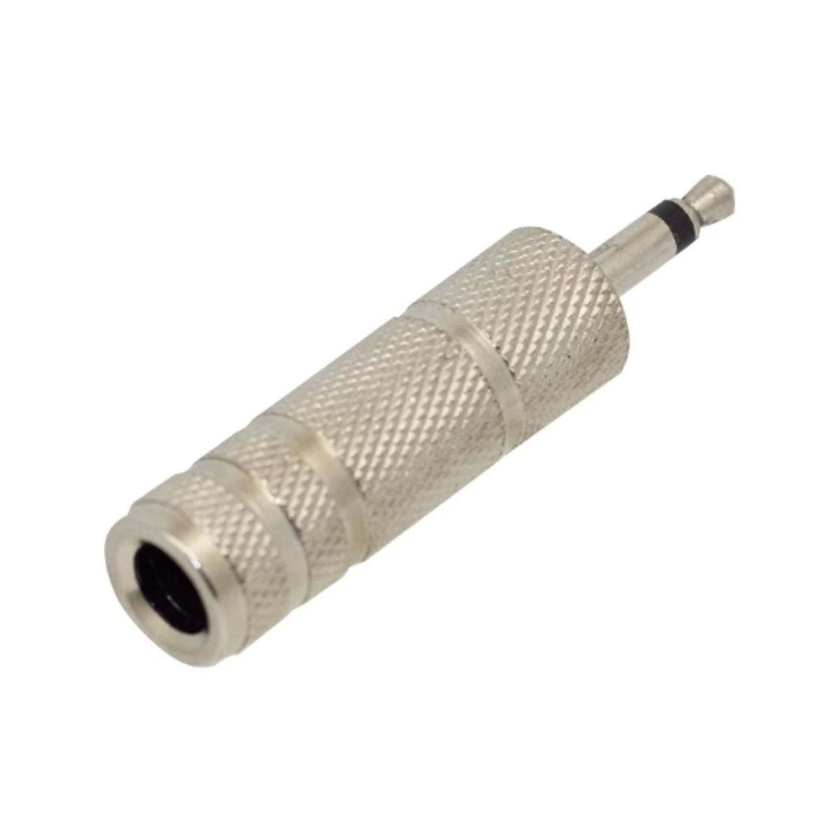 GENERICO - Adaptador Jack Mono 63mm a Plug Mono 35mm de Metal HYI-1788-A