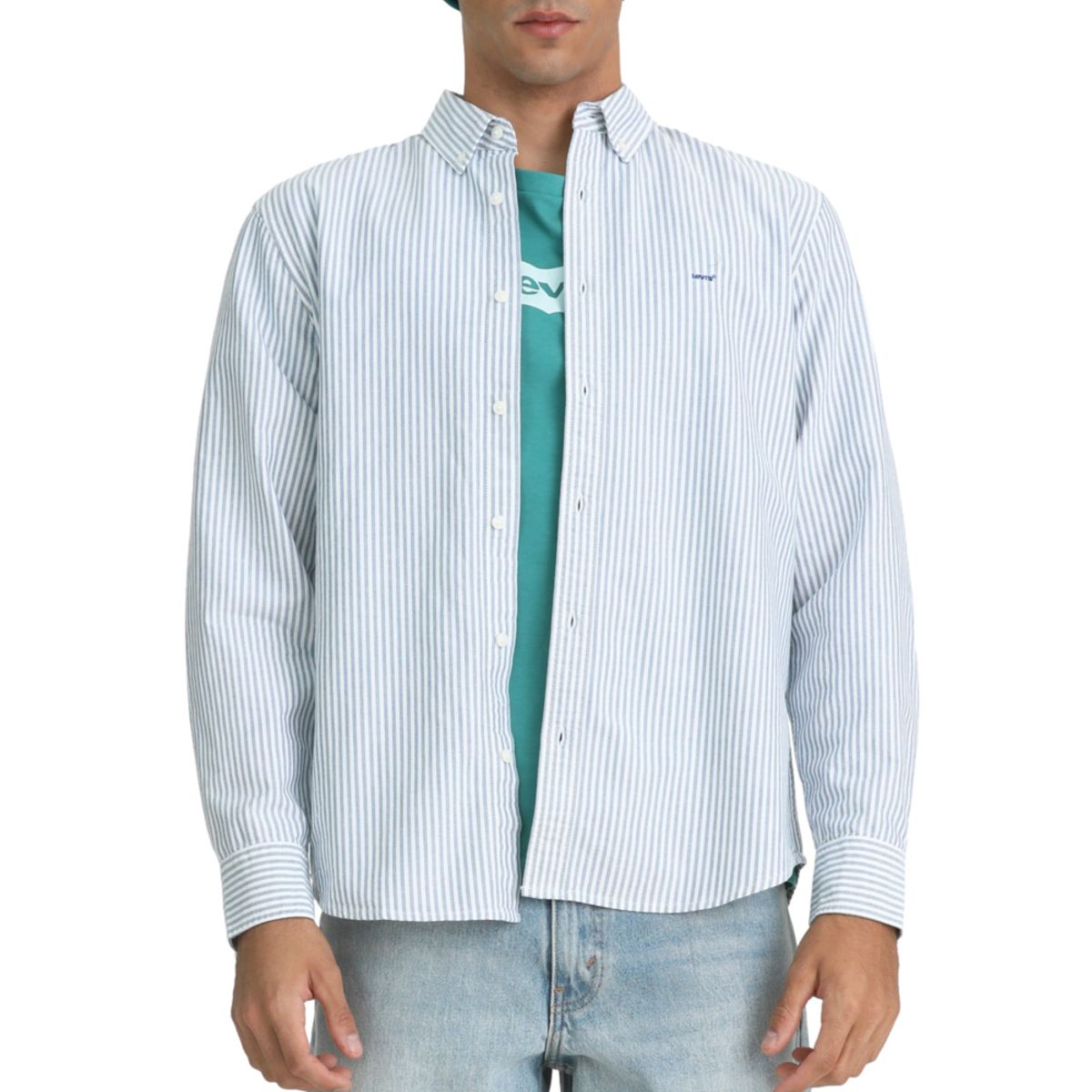 LEVIS - Camisa Hombre Authentic Button Down Azul Levis