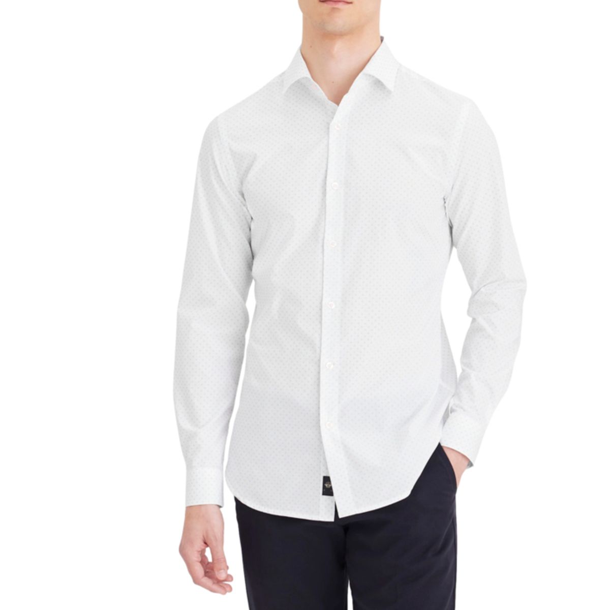 DOCKERS - Camisa Hombre Crafted Slim Fit Blanco Dockers