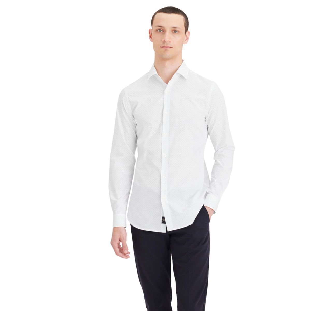 DOCKERS - Camisa Hombre Crafted Slim Fit Blanco Dockers