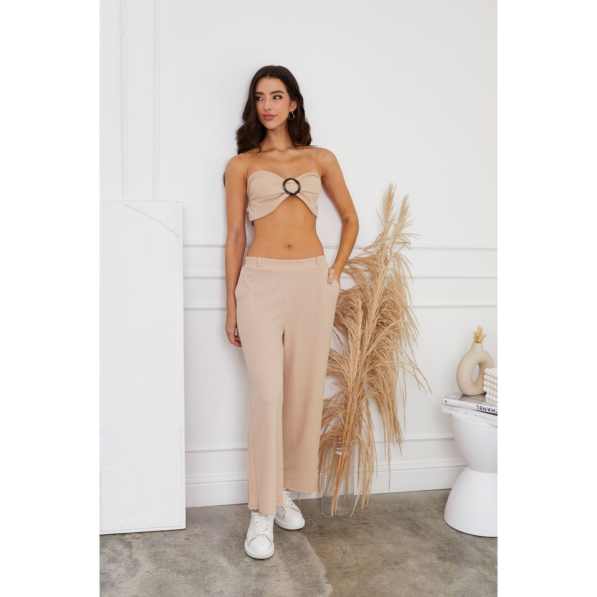 KONING - Conjunto Casual Waffer Mujer