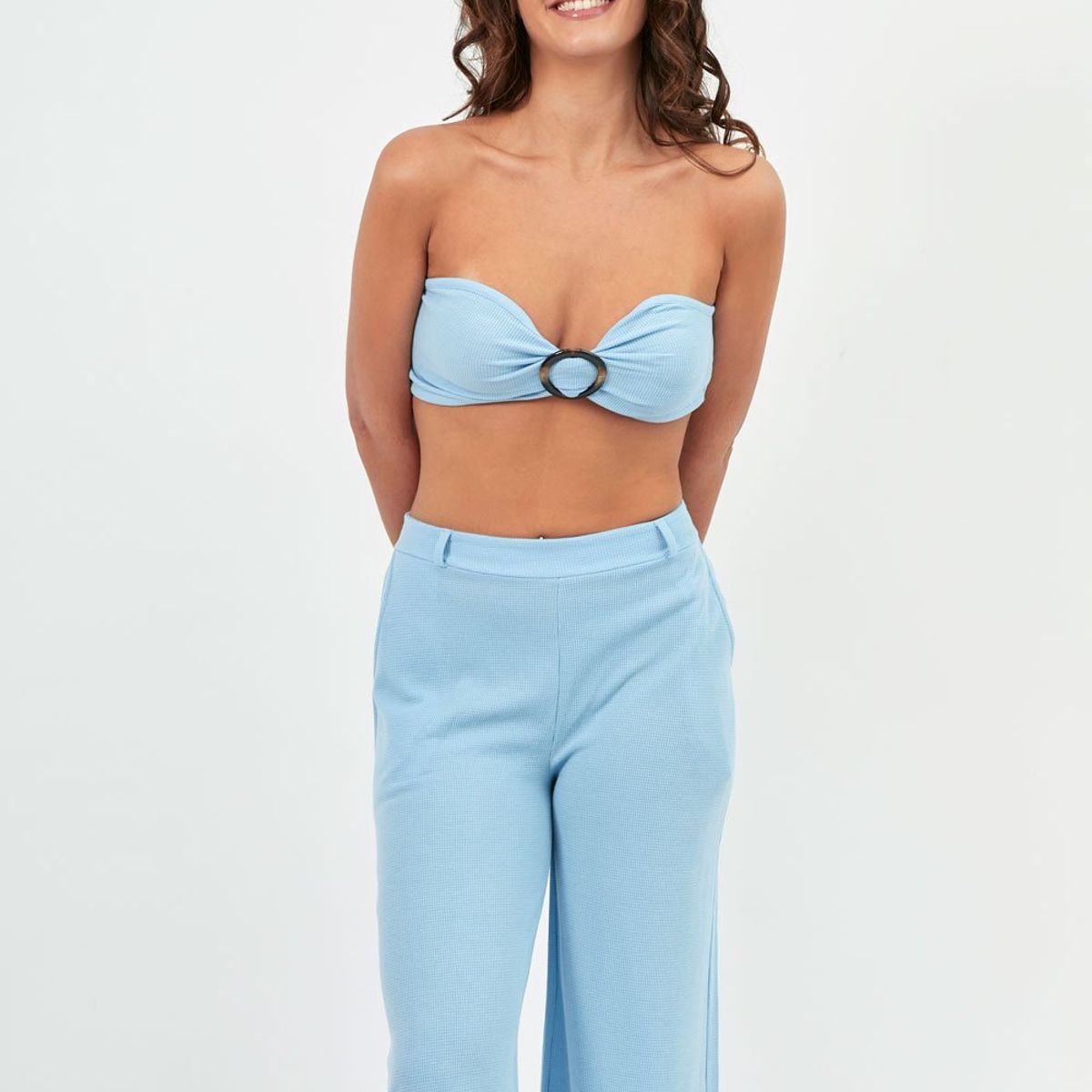 KONING - Conjunto Casual Waffer Mujer