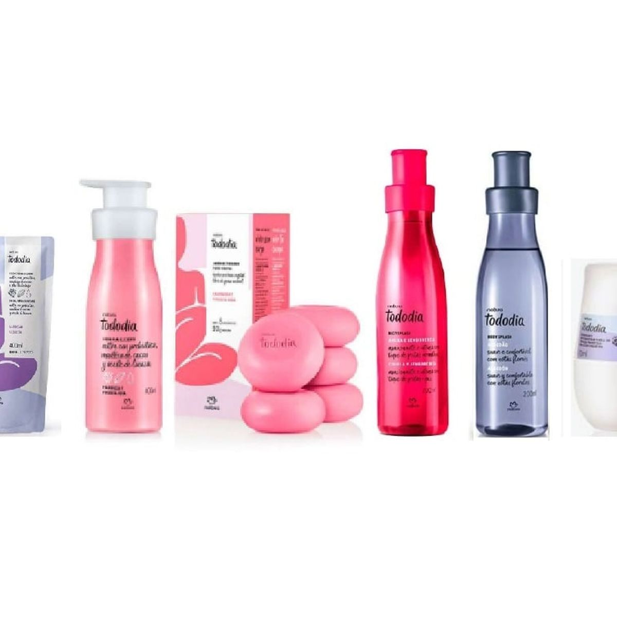 NATURA - Kit tododia Natura 2 splash, jabones, 2 crema y desodorante