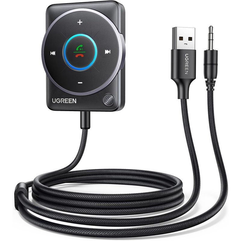 UGREEN - Bluetooth 5.4 para Automóvil con Cancelación De Ruido Ugreen 35002