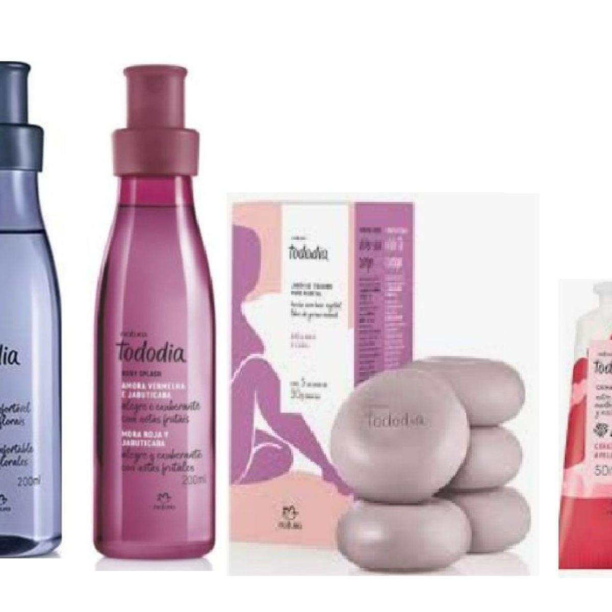 NATURA - Kit tododia Natura 2 body splash, jabones y crema para manos