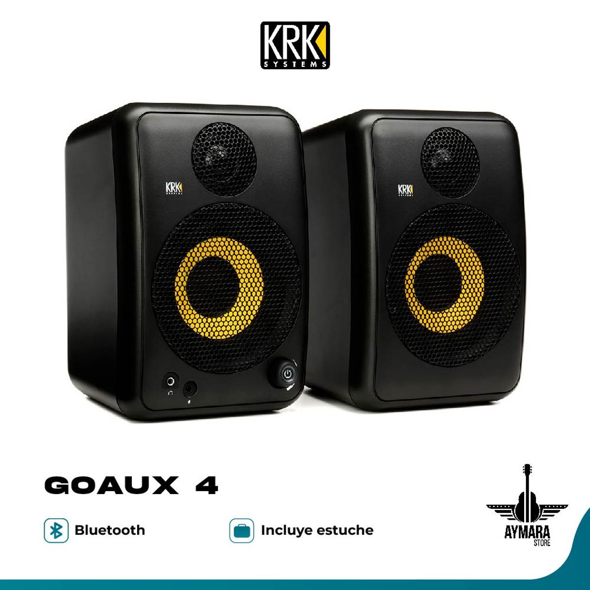 KRK - KRK GoAUX 4 Monitores de Estudio Portátiles