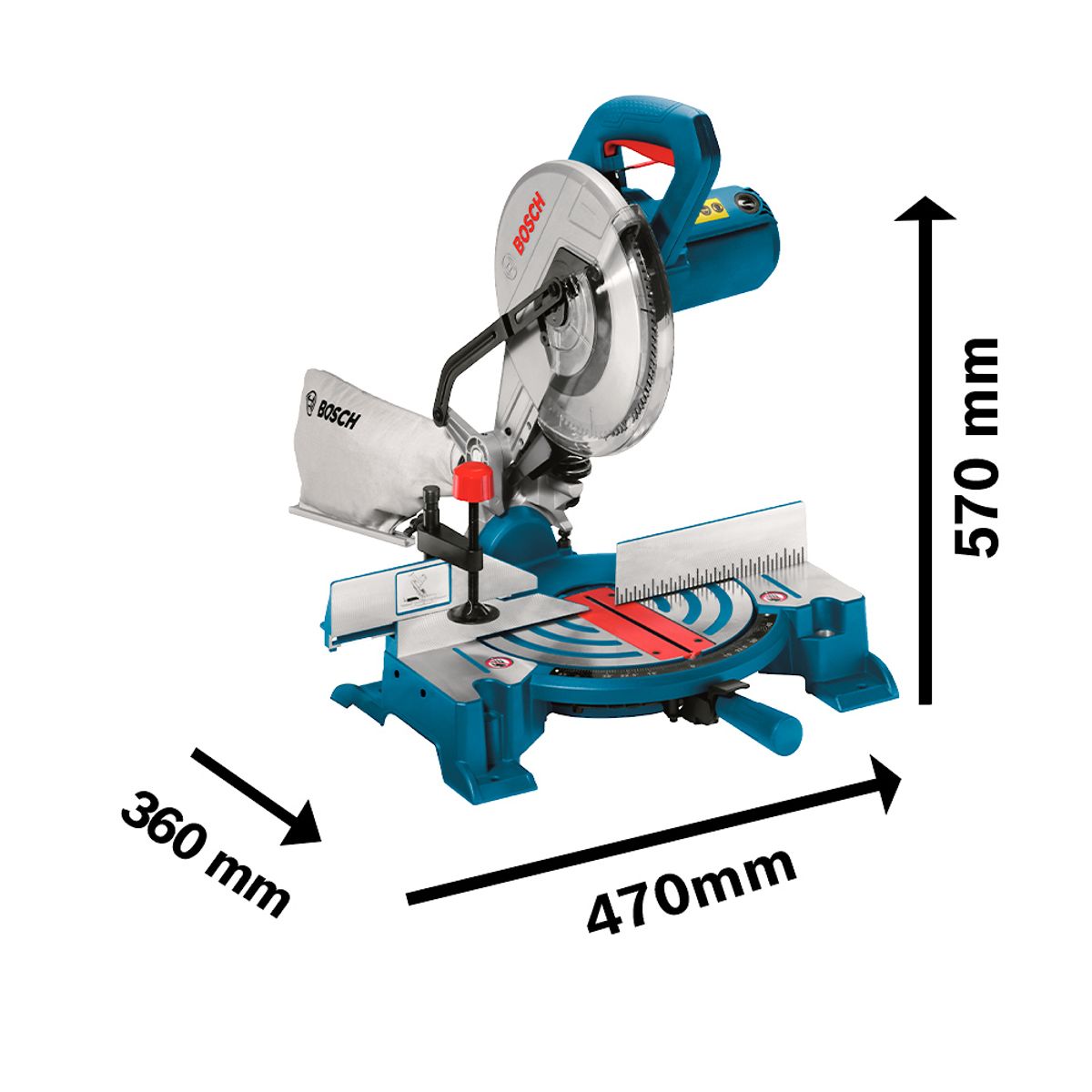 BOSCH - Sierra Ingleteadora 10 Pulg.(254mm) Bosch Gcm 10x 1700 Watts