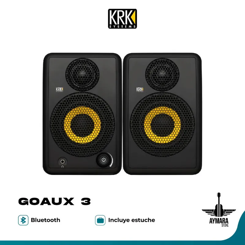 KRK - KRK GoAUX 3 Monitores de Estudio Portátiles
