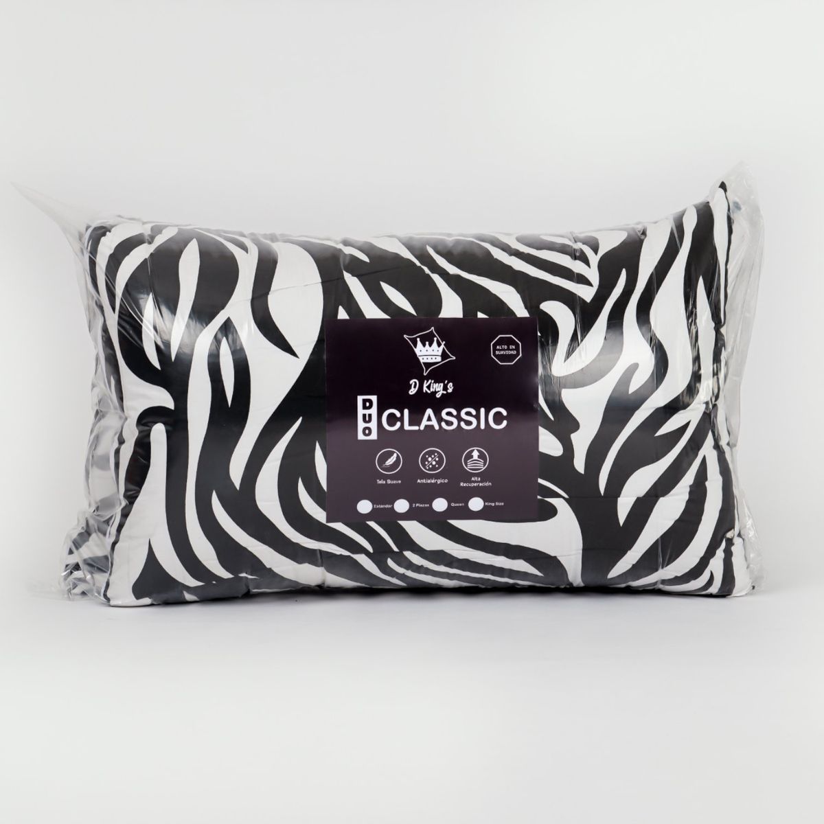 GENERICO - Almohada Duo Classic Zebra Set X 2 – 2 Plz