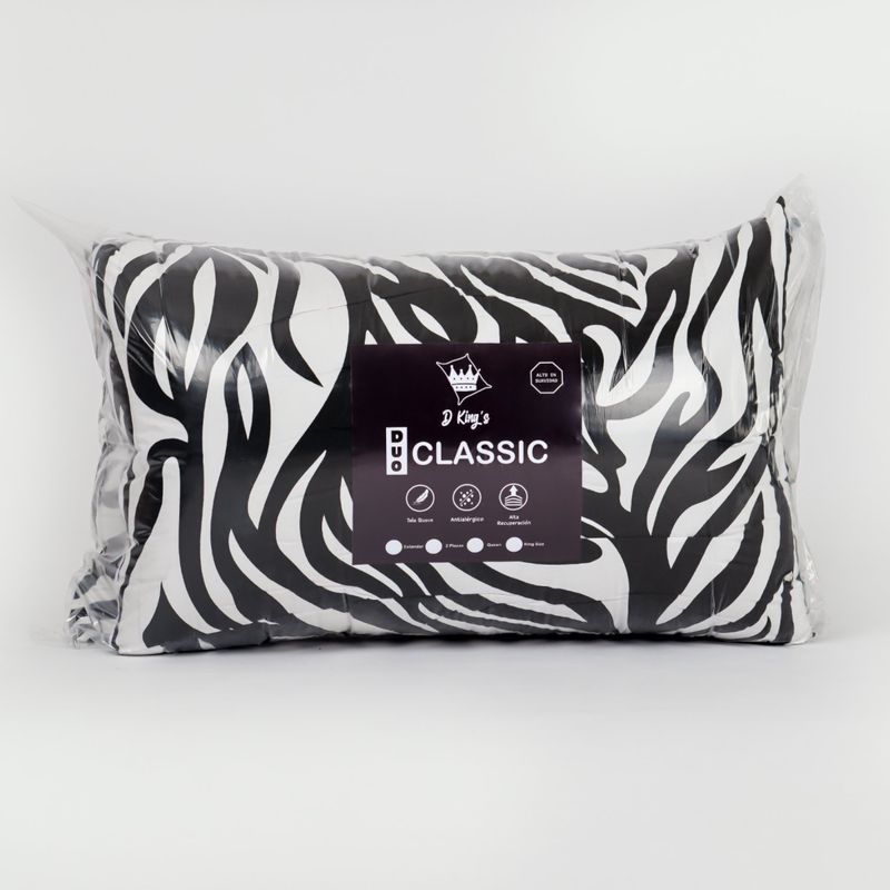GENERICO - Almohada Duo Classic Zebra Set X 2 – 2 Plz