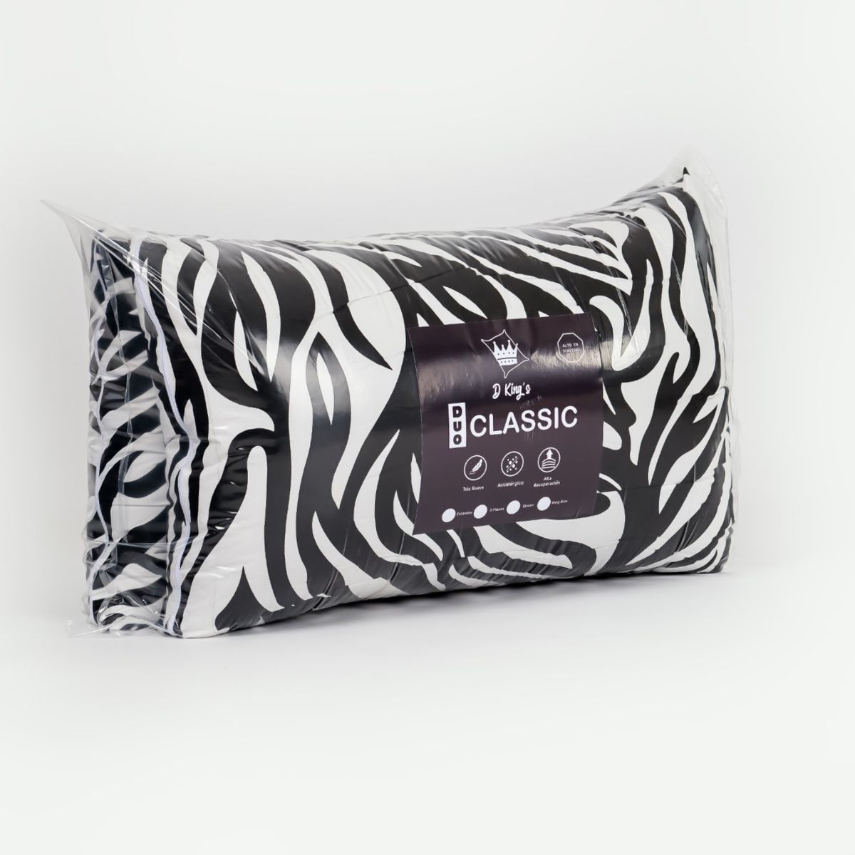 GENERICO - Almohada Duo Classic Zebra Set X 2 – 2 Plz