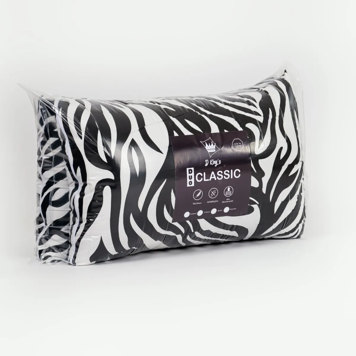 GENERICO - Almohada Duo Classic Zebra Set X 2 – Estandar