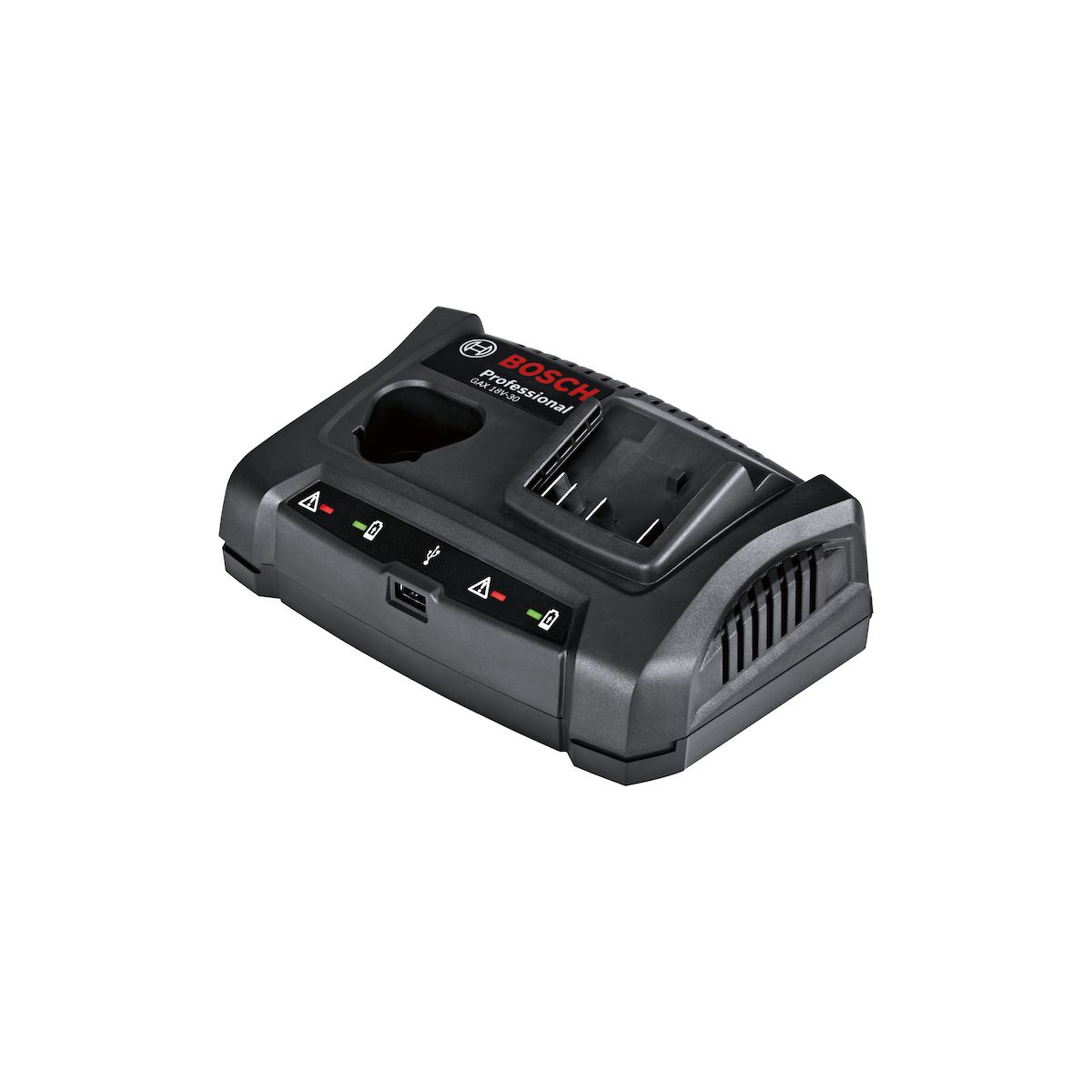 BOSCH - Cargador Multiple Bosch Gax 18v-30 12v 144v 18v Usb