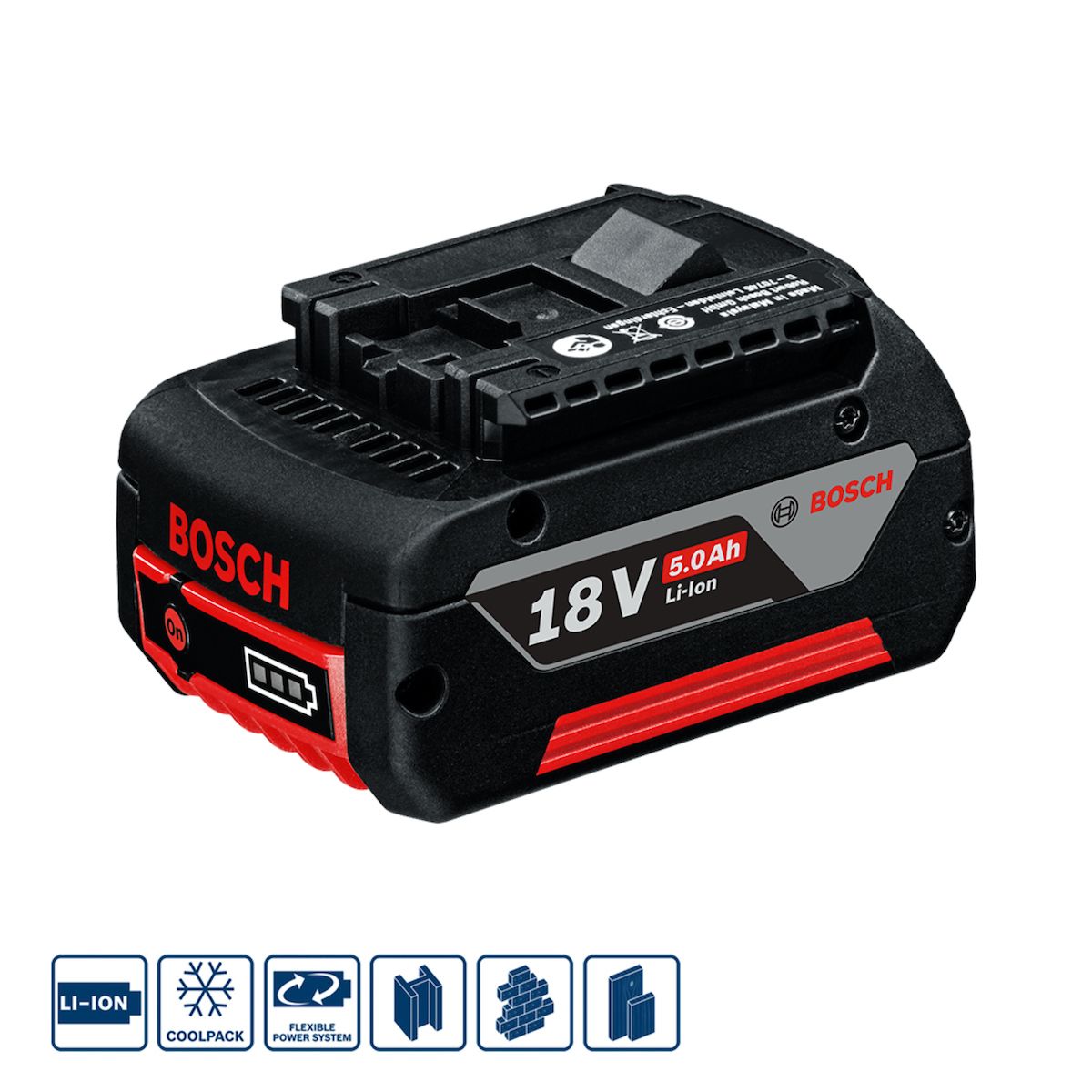 BOSCH - Batería Herramientas Bosch Gba 18v 5.0 Ah Profesional Ion-Li