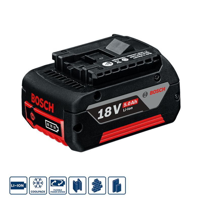 BOSCH - Batería Herramientas Bosch Gba 18v 5.0 Ah Profesional Ion-Li