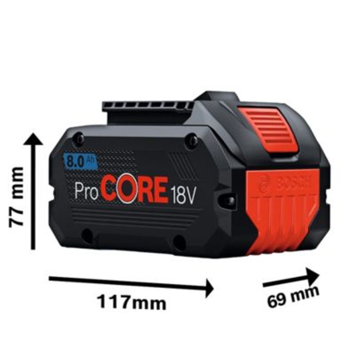 BOSCH - Batería Procore 18v De Iones- Litio 8.0 Ah Bosch Industrial