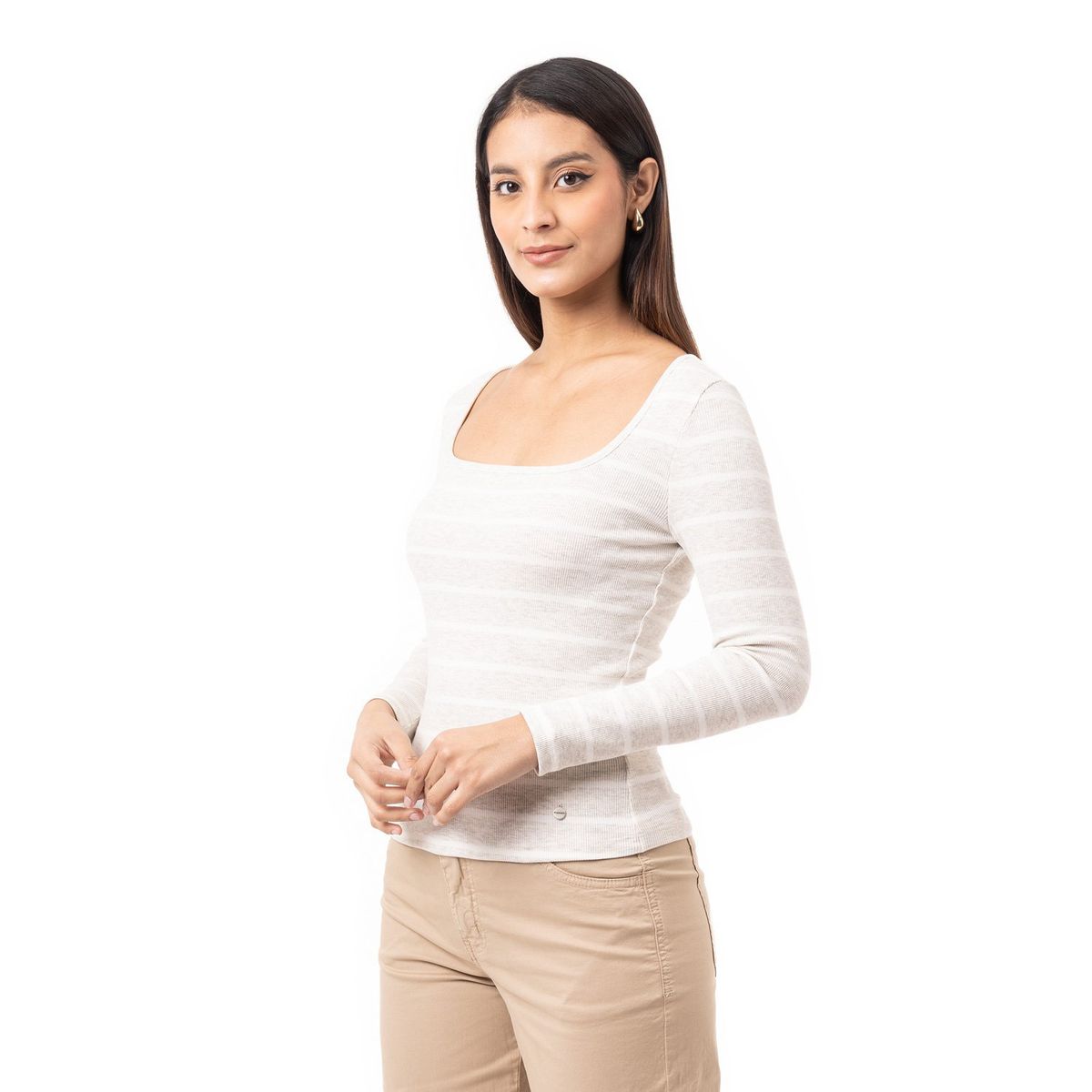 PIONIER - Polo Moda Rib Lycrado Mujer Amverly Pionier