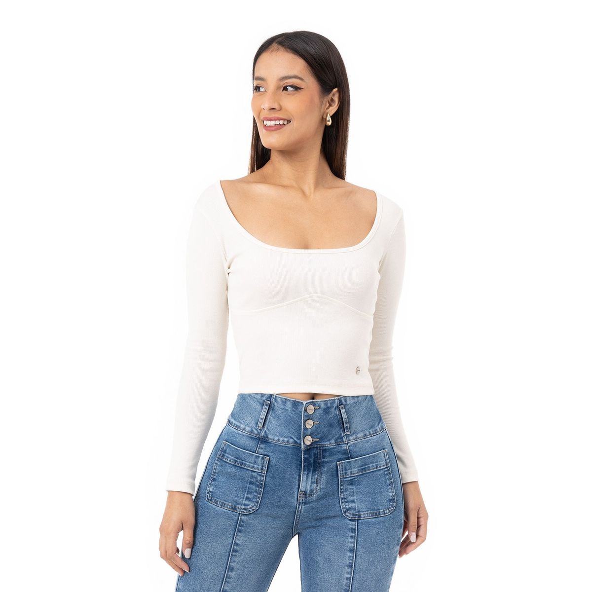 PIONIER - Polo Moda Rib Lycrado Mujer Dayanal Pionier