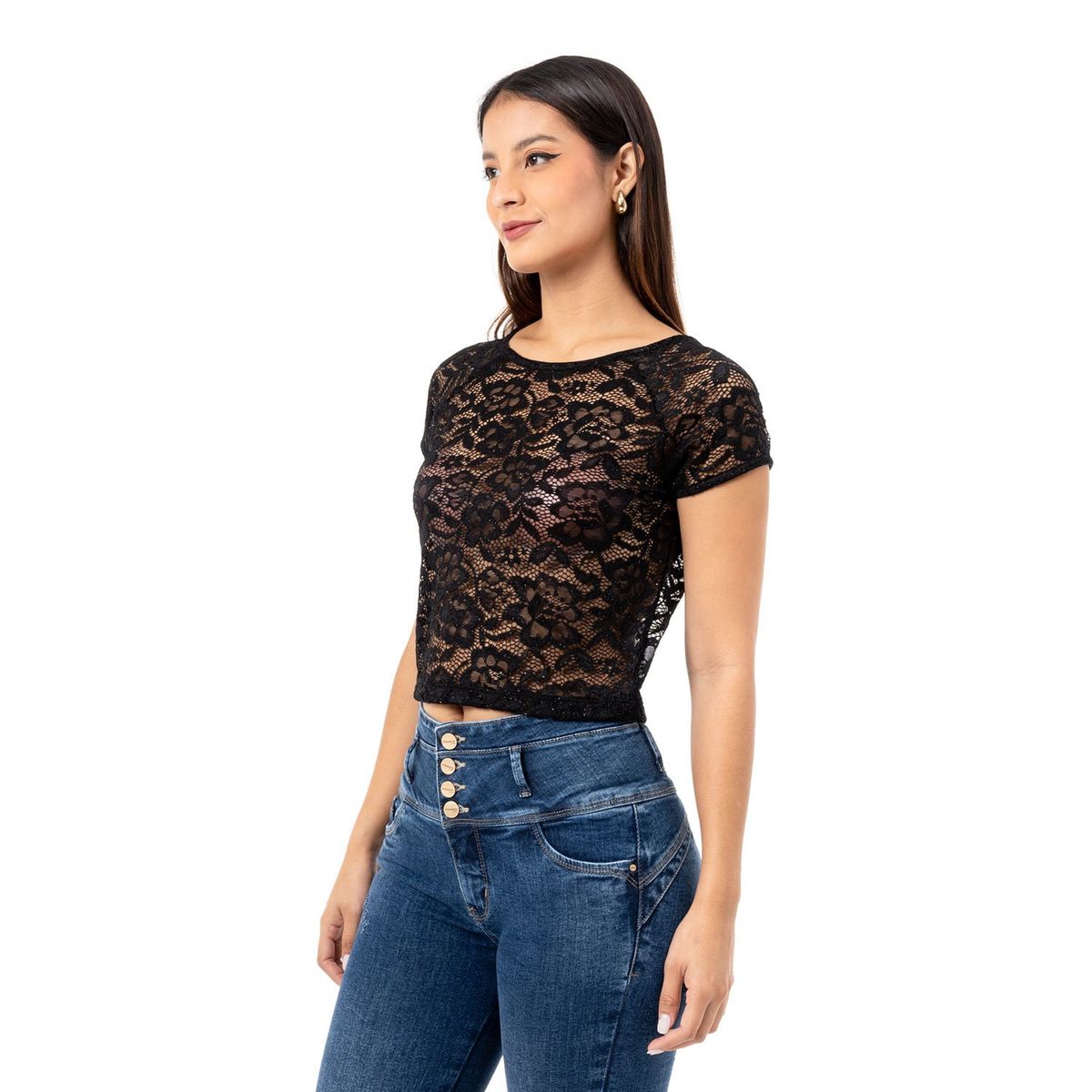 PIONIER - Polo Moda Encaje Mujer Brunella Pionier