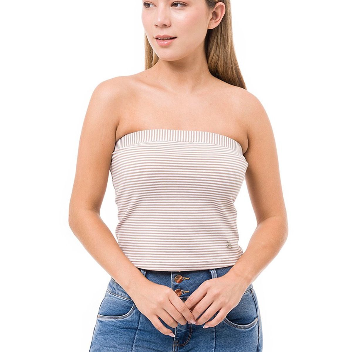 SQUEEZE - Strapless Jersey Full Lycra Mujer Tianay-S Squeeze